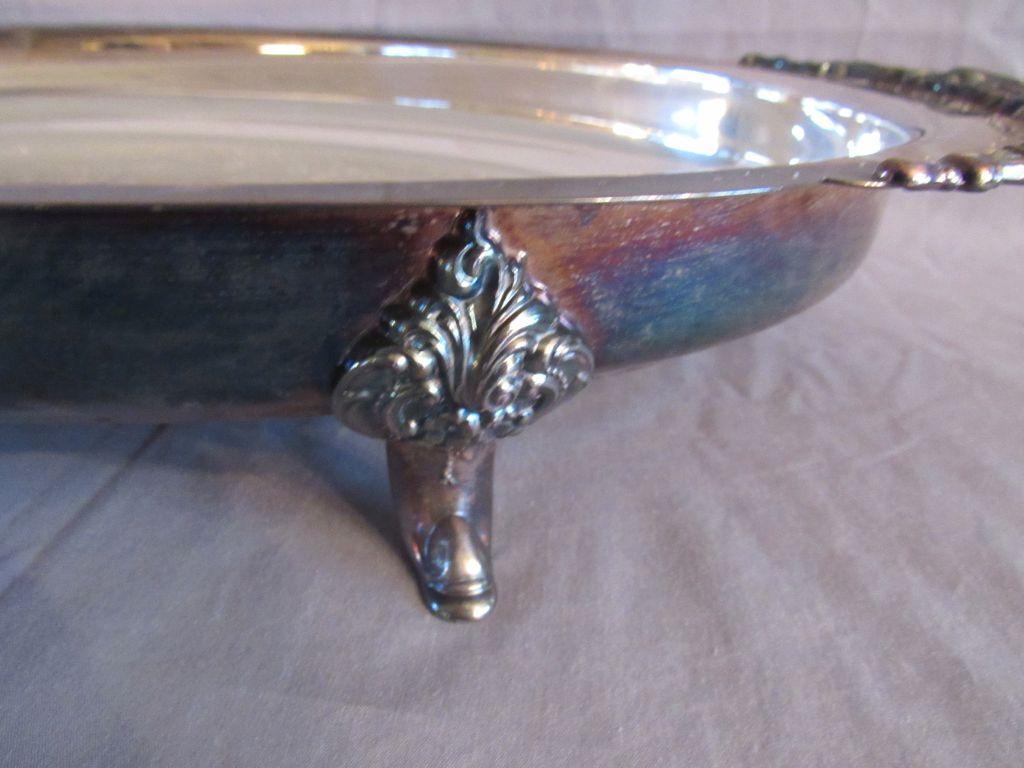 Elaborate serving dish