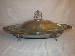 Elaborate serving dish