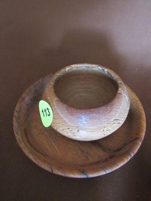 Wooden bowl lot