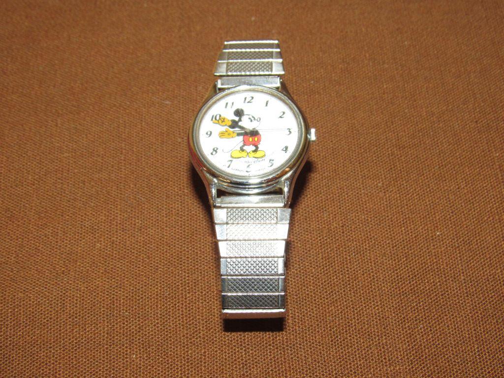 Mickey Mouse clock and watch