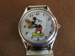 Mickey Mouse clock and watch