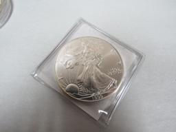 2 -1 oz silver eagles