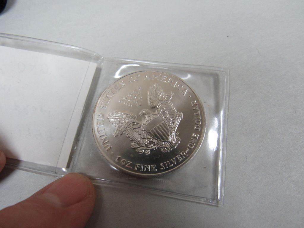 2 -1 oz silver eagles