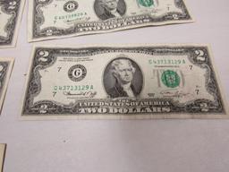 2 dollar bills