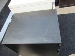 2 pc filing cabinet lot