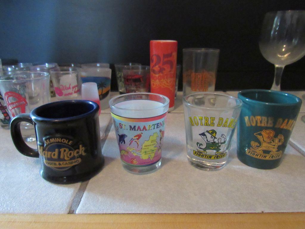 Shot glass lot