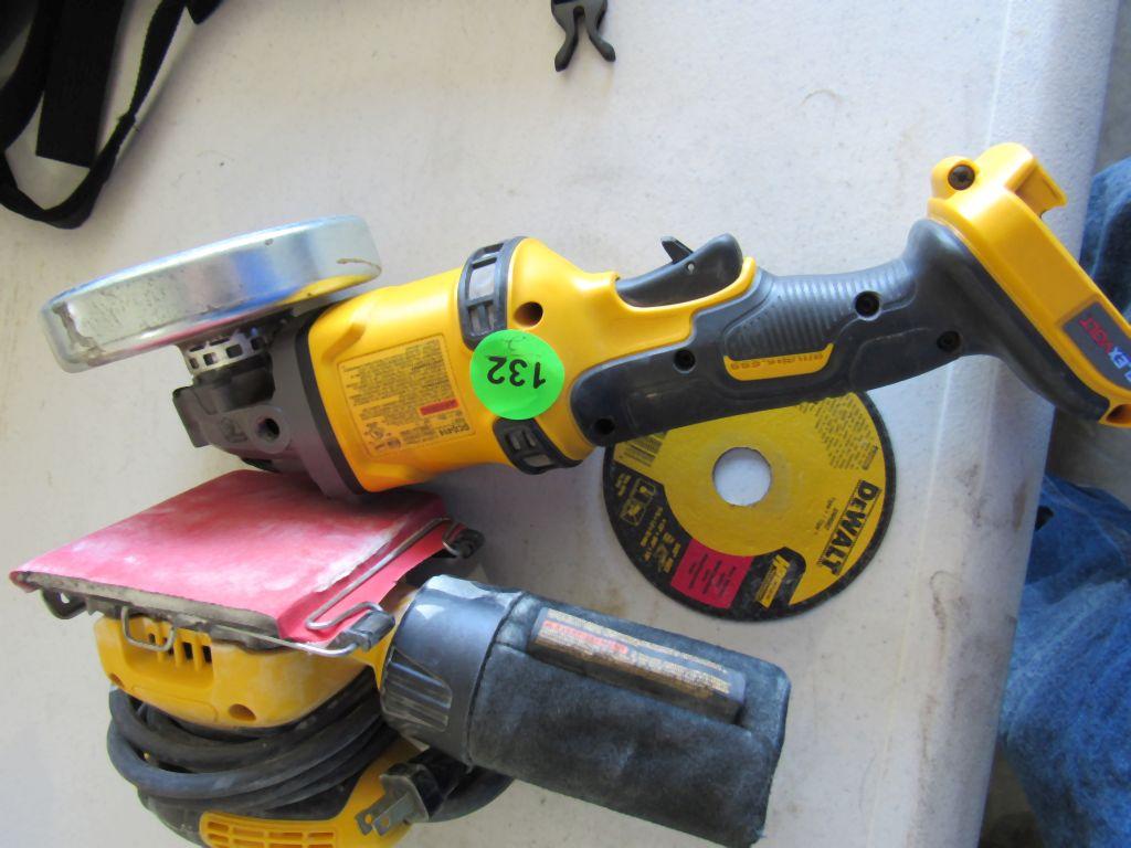 Angle grinder and sander