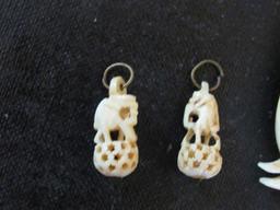 Hand carved jewelry