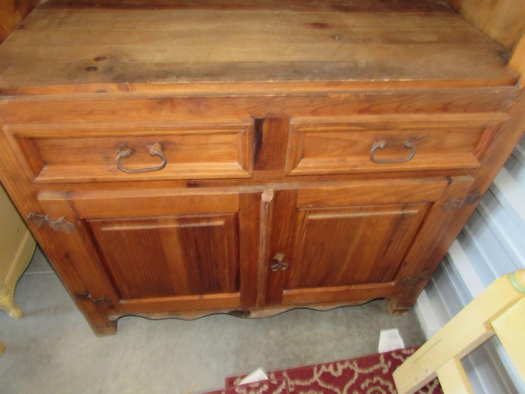 Large hutch credenza