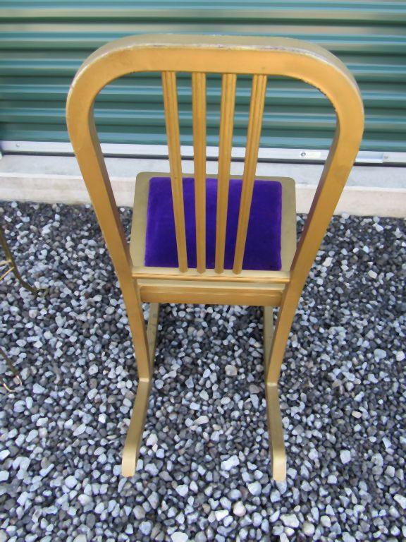 2 rocking chairs and stool