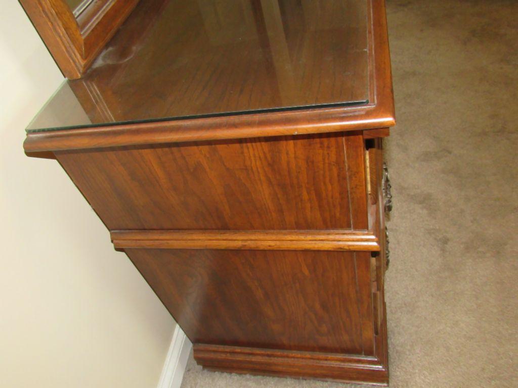 Dresser with mirror