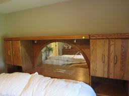 Mirrored headboard