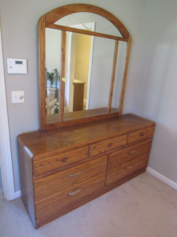 Large dresser and mirror