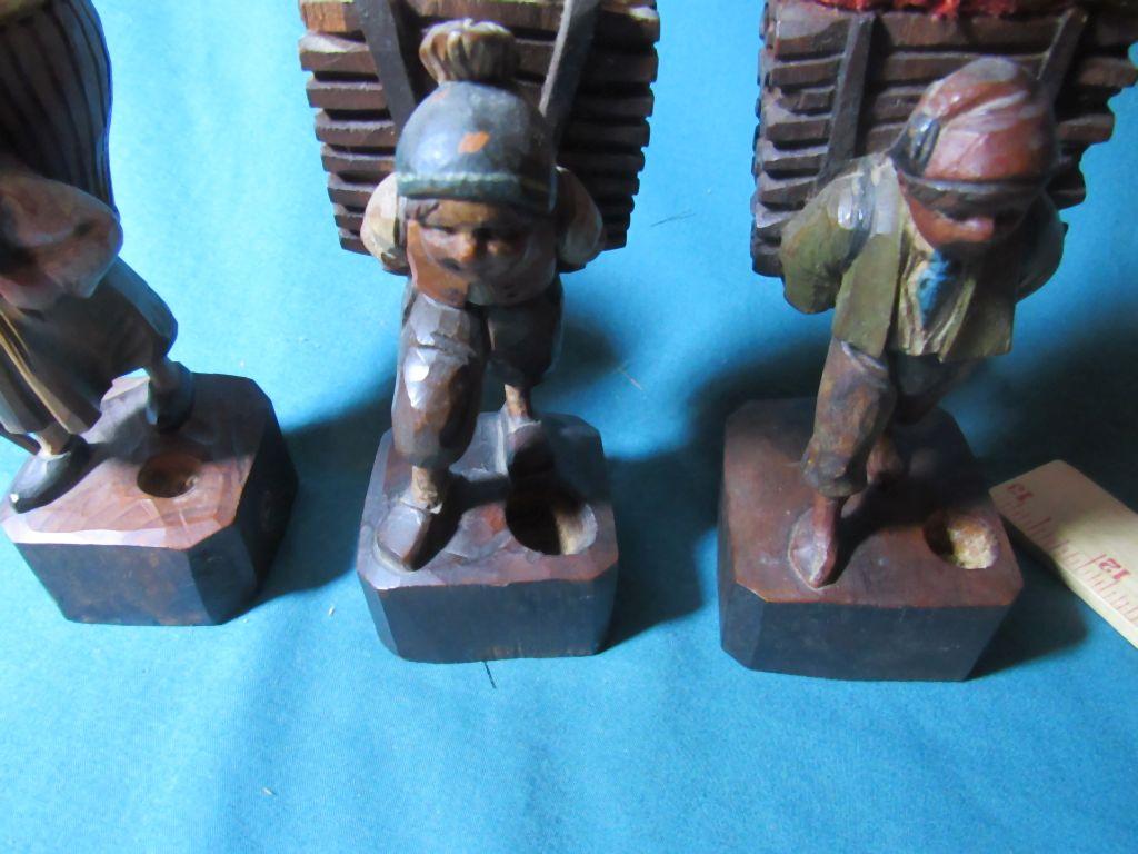 Carved figurines