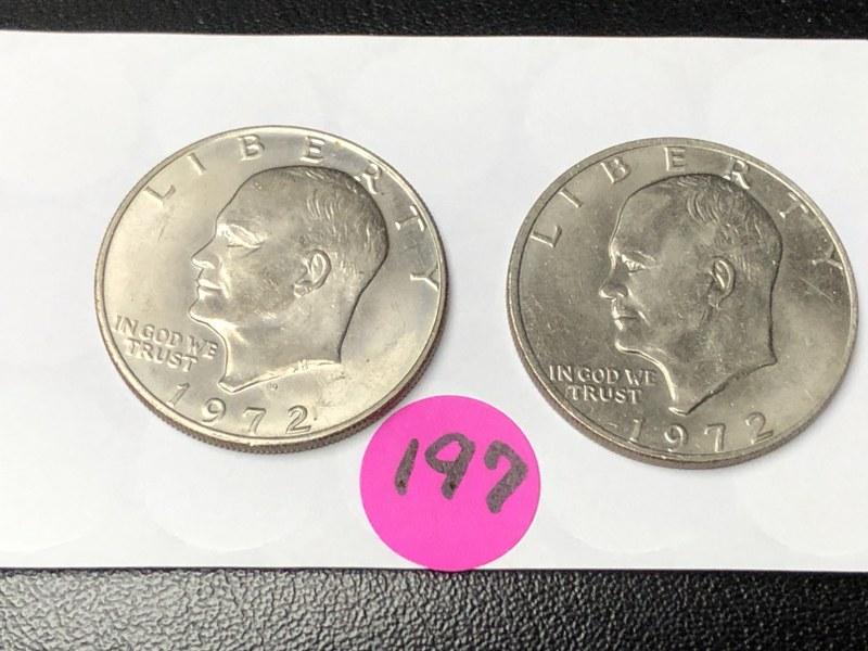 2-1972 Ike Dollars