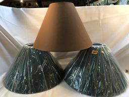 3 new lamps shades