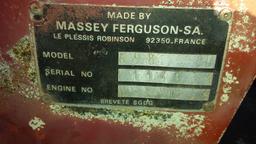 MASSEY FERGUSON 698 2WD DSL. LOADER TRACTOR