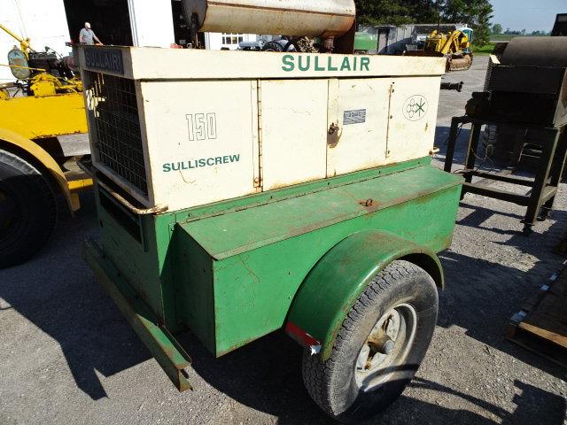 SULLAIR 150 TOWABLE GAS AIR COMPRESSOR