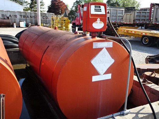 1000 GAL. STEEL ABOVE GROUND FUEL TANK