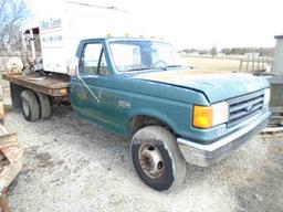 1989 FORD F-350 SUPER DUTY DUALLY STAKE TRUCK