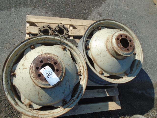 1965 FORD 4000 DUAL RIMS W/ HUBS