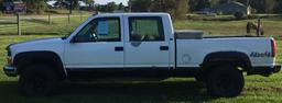 2000 Chevrolet K2500 4X4 Crew Cab