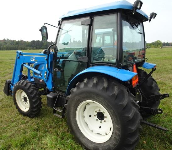 LS Y-5030 MFWD LOADER TRACTOR W/ CAB  HEAT AND AC 1440 1 OWNER HRS