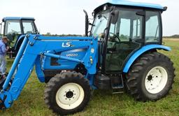 LS Y-5030 MFWD LOADER TRACTOR W/ CAB  HEAT AND AC 1440 1 OWNER HRS