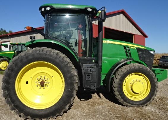 2012 JD 7200R MFWD TRACTOR