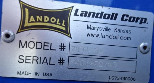 LANDOLL 7431-26’ VT PLUS TILLAGE DISC  SN#74C1202749