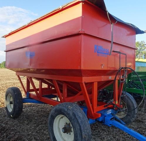 KB 390 GRAVITY BOX ON KB 1386 GEAR & KSI 0806-16’ SEED CONVEYOR