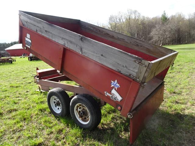 2004 US CARGO 10’ HYD. DUMP TRAILER  TANDEM AXLE