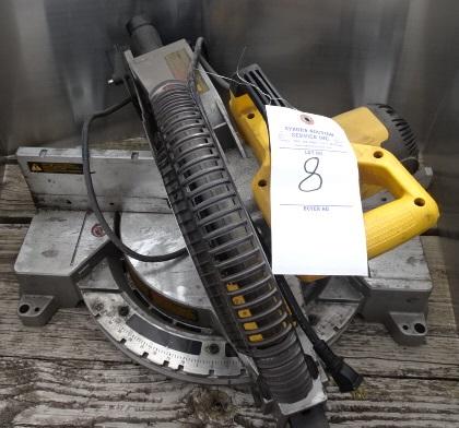 8. DEWALT MITRE SAW  LESS BLADE