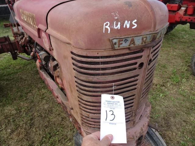 FARMALL H N.F RUNNS SN#386290