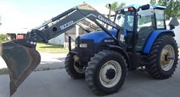 2000 NW HOLLAND  TM 125 MFWD LOADER TRACTOR  2340 HRS  1 OWNER