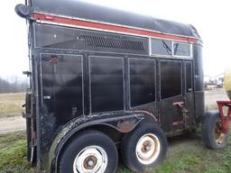 TUFF CAT 12’ T/A 2 STALL HORSE TRAILER