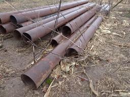 SEVERAL PCS. 6” I.D STEEL PIPE UP TO 16’ LENGTHS, APPROX 300+/- FT.