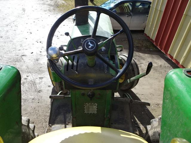 1966 JD 3020 DSL. TRACTOR, 7775 HRS