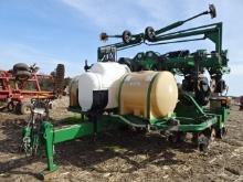 1997 GREAT PLAINS 1230 PULL TYPE STACK PLANTER, HYD. FOLD UP, 650 GAL. LIQUID TANKS, MONITOR