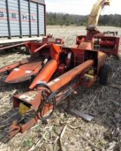 FOX 2310 PULL TYPE FORAGE CHOPPER W/ 2 ROW CORN HEAD, 4-PARTS