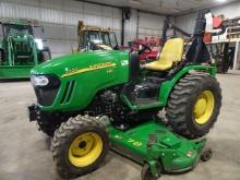 2011 JD 2720 HST MFWD TRACTOR W/ 72" MOWER DECK