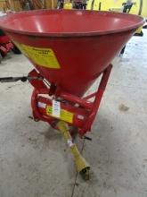 COSMO MODEL S-500-U 3PT PTO FERTILIZER BROADCASTER, GOOD COND.