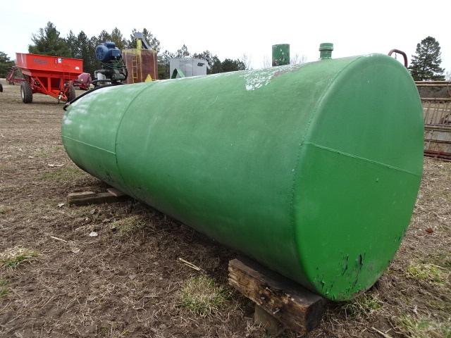 1000 GALLON DSL. FUEL TANK W/ 115V. PUMP