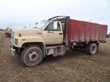 1991 GMC TOPKICK S/A GRAIN TRUCK,