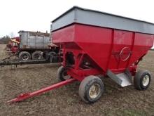 350 BUSHEL GRAVITY BOX ON HD8 TON GEAR