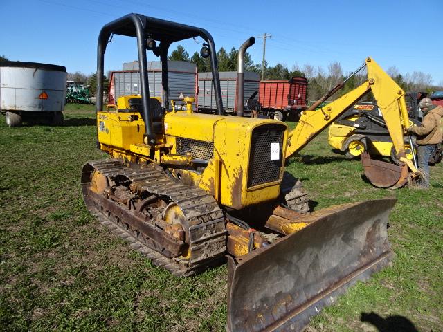 JD 450C CRAWLER DOZER W/ BACKHOE ATTACHMENT