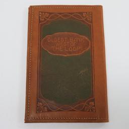 1916 Austin State Bank Chicago Illinois leather wallet