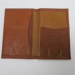1916 Austin State Bank Chicago Illinois leather wallet