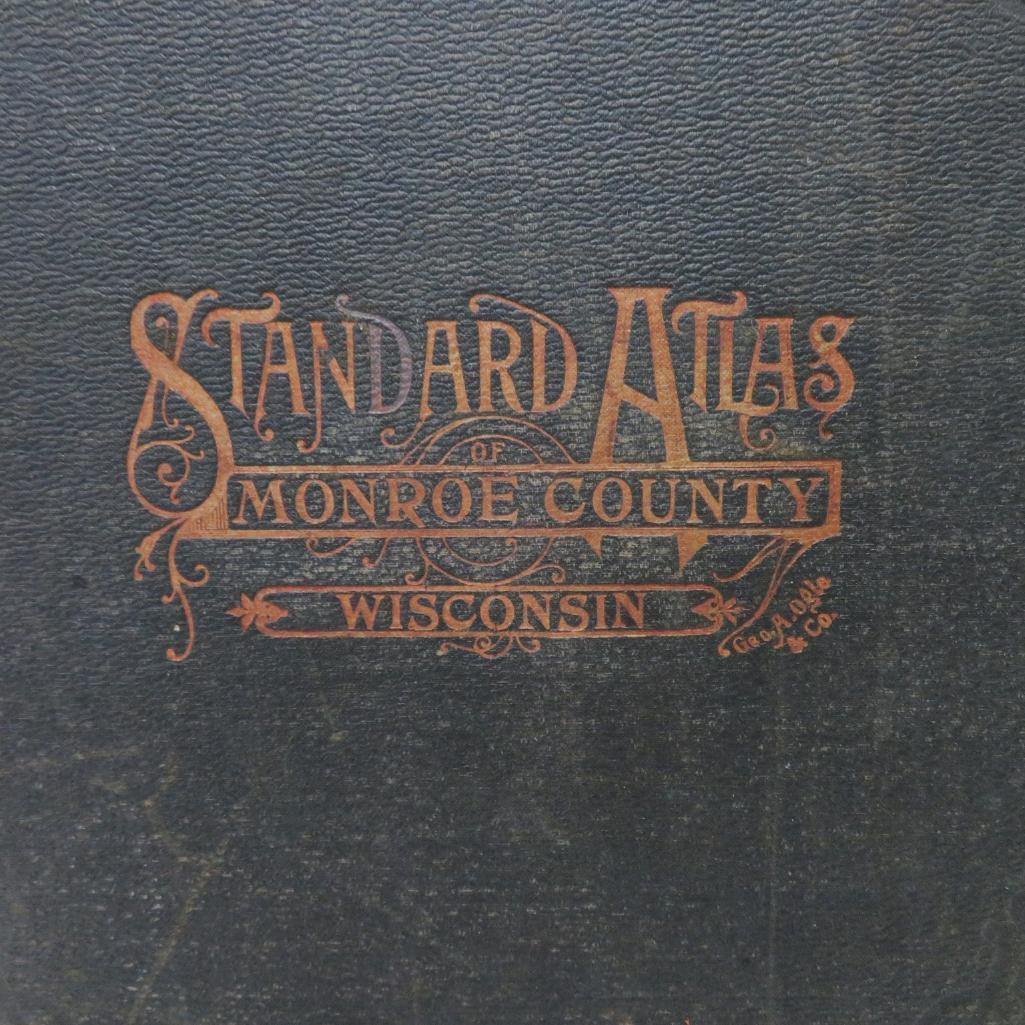 1913 Monroe County Wi Standard Atlas