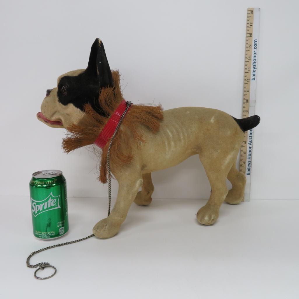 Early French Bulldog growler toy